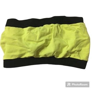 MALIBU SUGAR BANDEAU TOP YELLOW KIDS STRETCH